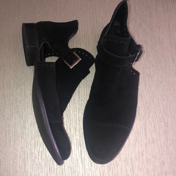 The Office of Angela Scott black suede size 9 - Picture 2 of 16